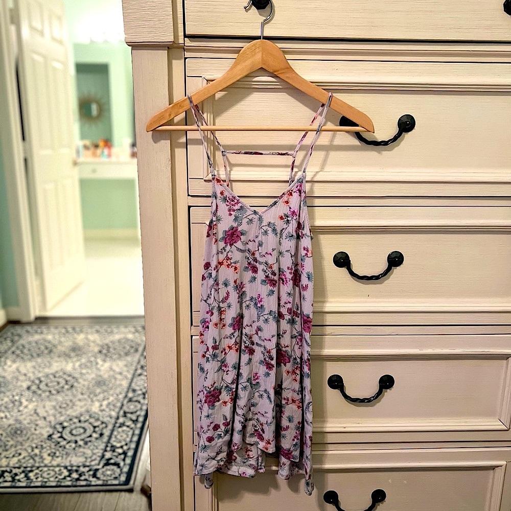 Periwinkle Floral Dress